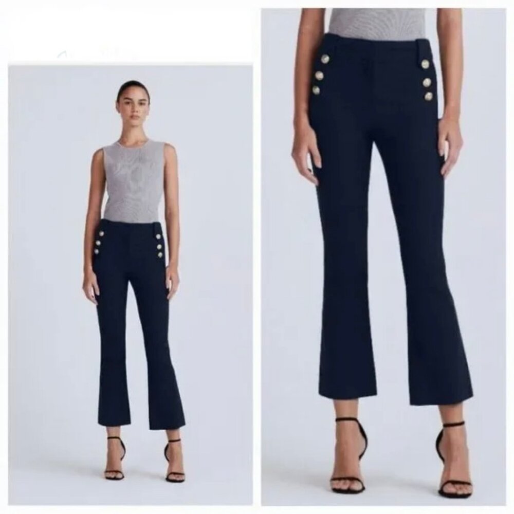 Derek Lam 10 Crosby Robertson Crop Flare Pants
